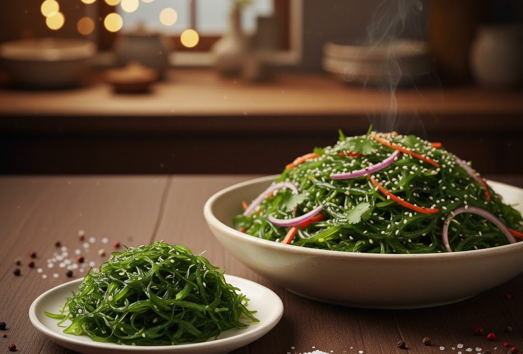 салат з морської капусти, користь, салат з морської капусти